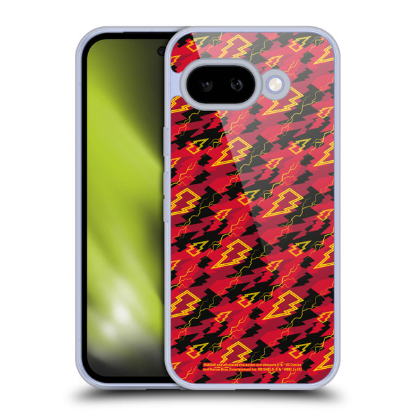Shazam! 2019 Movie Logos Pattern Soft Gel Case for Google Pixel 9A