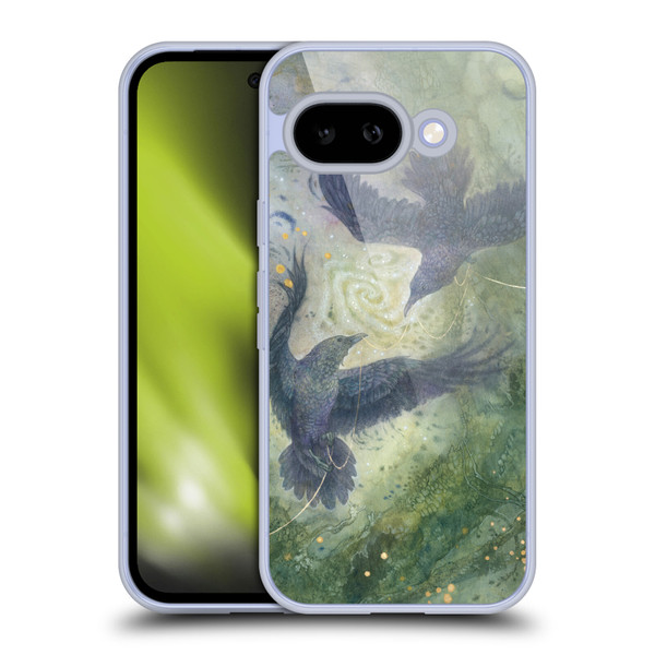 Stephanie Law Graphics Huginn And Muninn Soft Gel Case for Google Pixel 9A