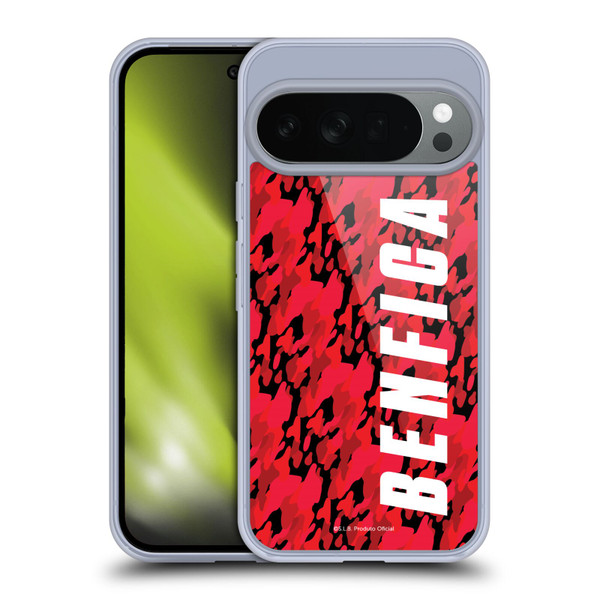 S.L. Benfica 2021/22 Crest Camouflage Soft Gel Case for Google Pixel 10