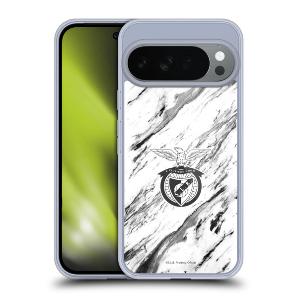 S.L. Benfica 2021/22 Crest Marble Soft Gel Case for Google Pixel 10