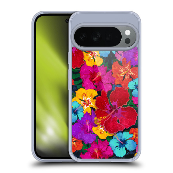 Suzan Lind Colours & Patterns Tropical Hibiscus Soft Gel Case for Google Pixel 10