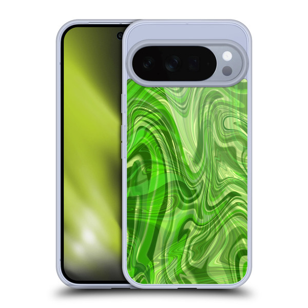 Suzan Lind Marble Green Soft Gel Case for Google Pixel 10 Pro XL