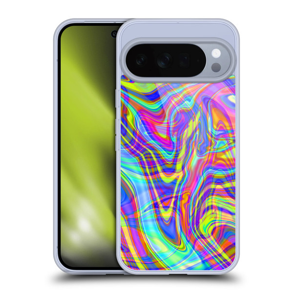 Suzan Lind Marble Illusion Rainbow Soft Gel Case for Google Pixel 10 Pro XL