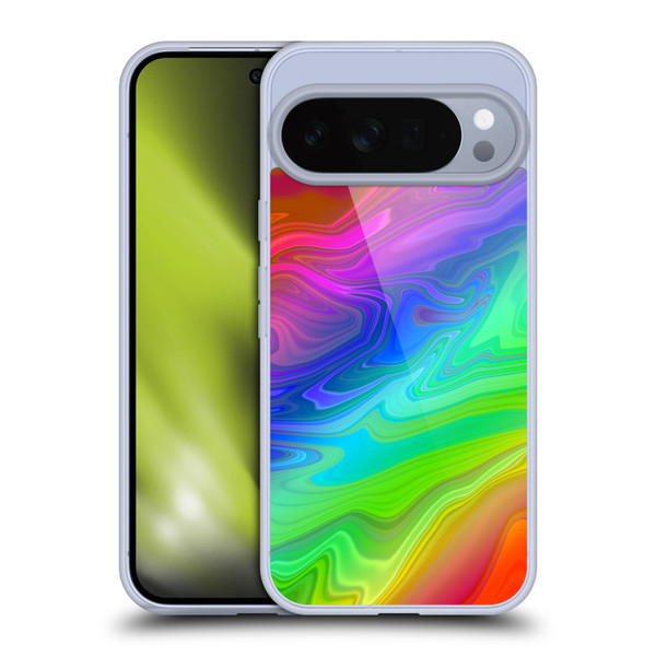 Suzan Lind Marble Rainbow Soft Gel Case for Google Pixel 10 Pro XL