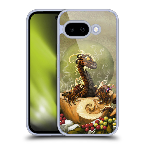 Stanley Morrison Art Brown Coffee Dragon Dragonfly Soft Gel Case for Google Pixel 9A