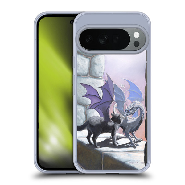 Stanley Morrison Dragons 2 Black Winged Cat Soft Gel Case for Google Pixel 10