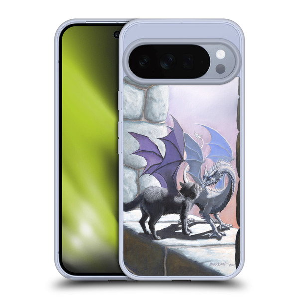 Stanley Morrison Dragons 2 Black Winged Cat Soft Gel Case for Google Pixel 10 Pro XL