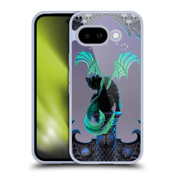 Stanley Morrison Dragons 2 Gothic Winged Cat Soft Gel Case for Google Pixel 9A