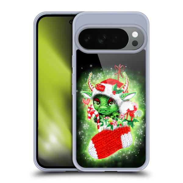 Sheena Pike Holiday Stocking Christmas Dragon Soft Gel Case for Google Pixel 10