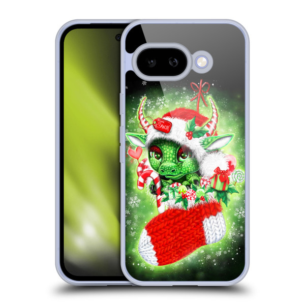 Sheena Pike Holiday Stocking Christmas Dragon Soft Gel Case for Google Pixel 9A