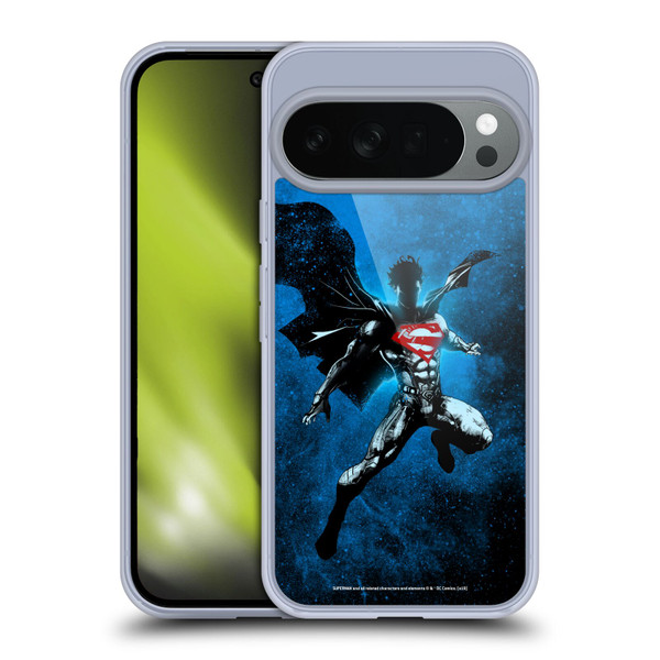 Superman DC Comics 80th Anniversary Splatter Soft Gel Case for Google Pixel 10