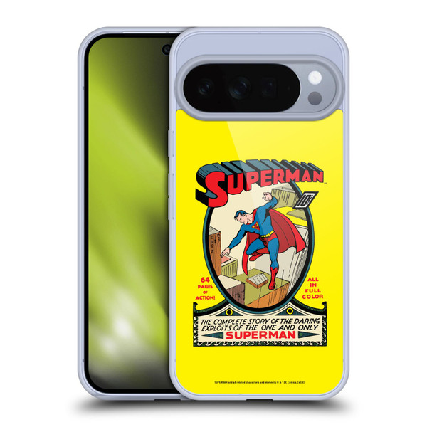 Superman DC Comics Famous Comic Book Covers Number 1 Soft Gel Case for Google Pixel 10 Pro XL