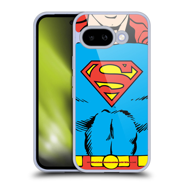 Superman DC Comics Logos Classic Costume Soft Gel Case for Google Pixel 9A