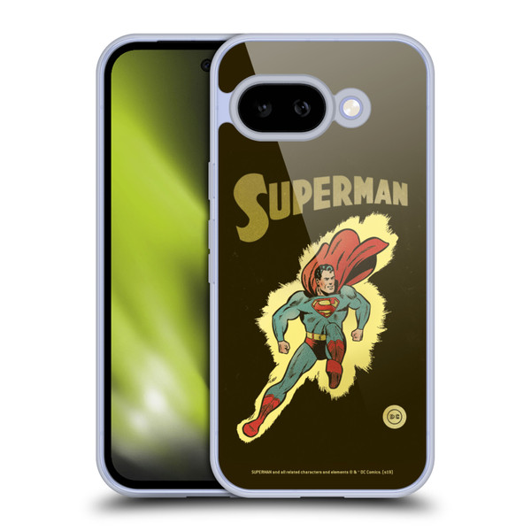 Superman DC Comics Vintage Fashion Comic Soft Gel Case for Google Pixel 9A