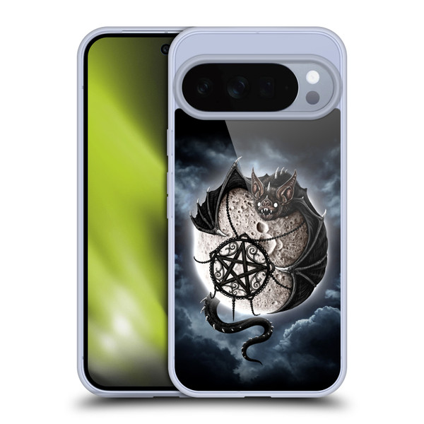 Sarah Richter Animals Gothic Dragon Bat & Moon Soft Gel Case for Google Pixel 10 Pro XL