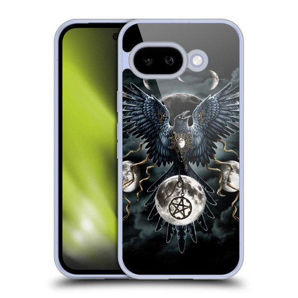Sarah Richter Animals Gothic Black Raven Soft Gel Case for Google Pixel 9A