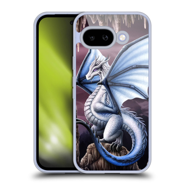 Sarah Richter Fantasy Creatures Blue Dragon Soft Gel Case for Google Pixel 9A