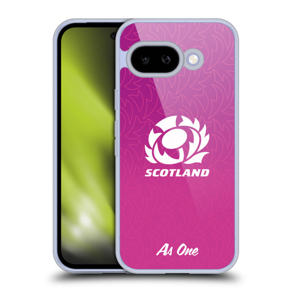 Scotland Rugby Graphics Gradient Pattern Soft Gel Case for Google Pixel 9A
