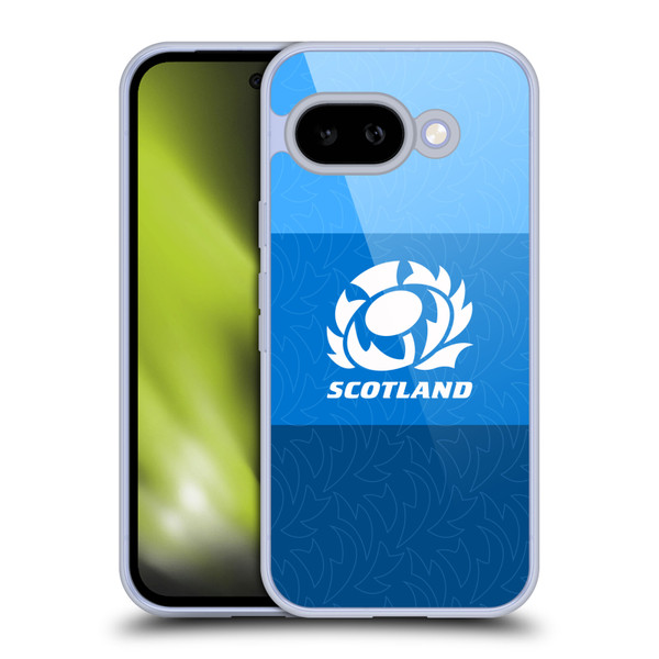 Scotland Rugby Graphics Stripes Pattern Soft Gel Case for Google Pixel 9A
