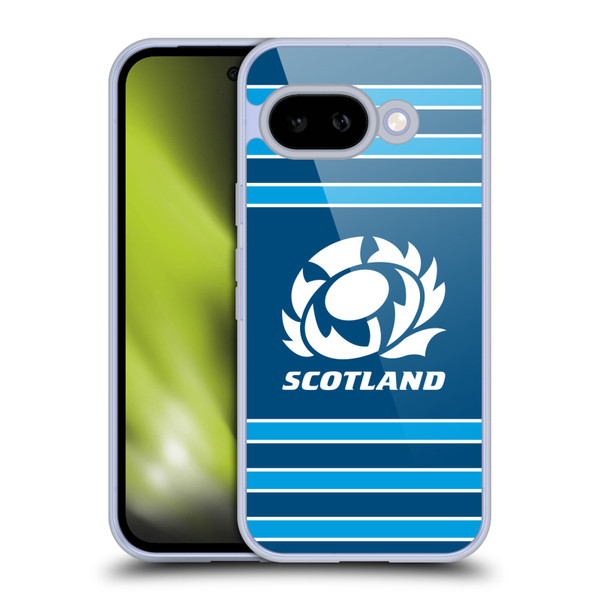 Scotland Rugby Logo 2 Stripes Soft Gel Case for Google Pixel 9A