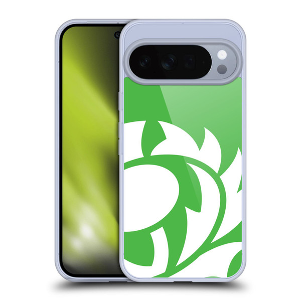 Scotland Rugby Oversized Thistle Grass Green Soft Gel Case for Google Pixel 10 Pro XL