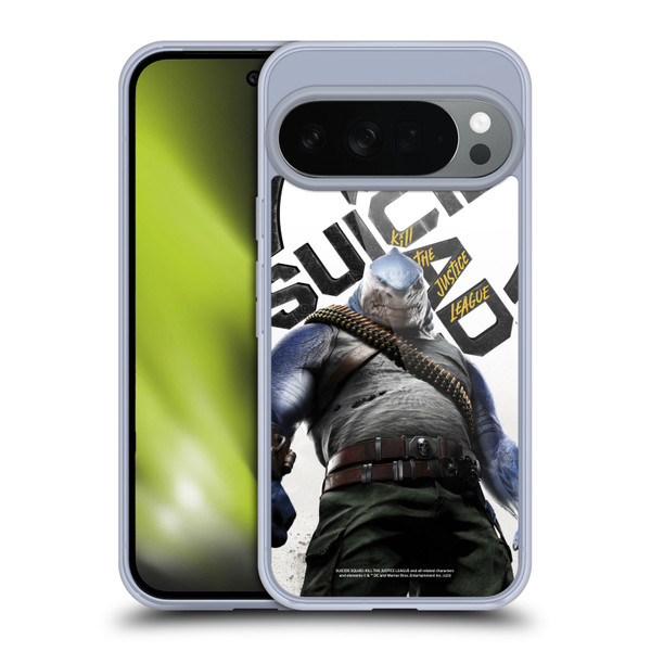 Suicide Squad: Kill The Justice League Key Art King Shark Soft Gel Case for Google Pixel 10
