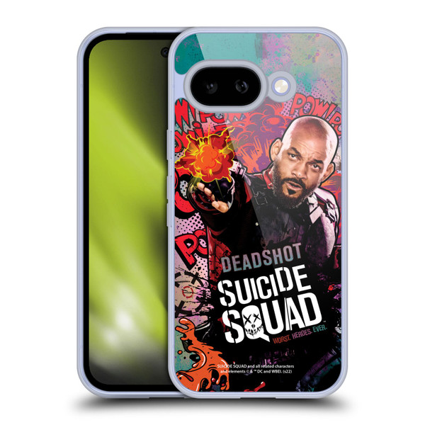 Suicide Squad 2016 Graphics Deadshot Poster Soft Gel Case for Google Pixel 9A