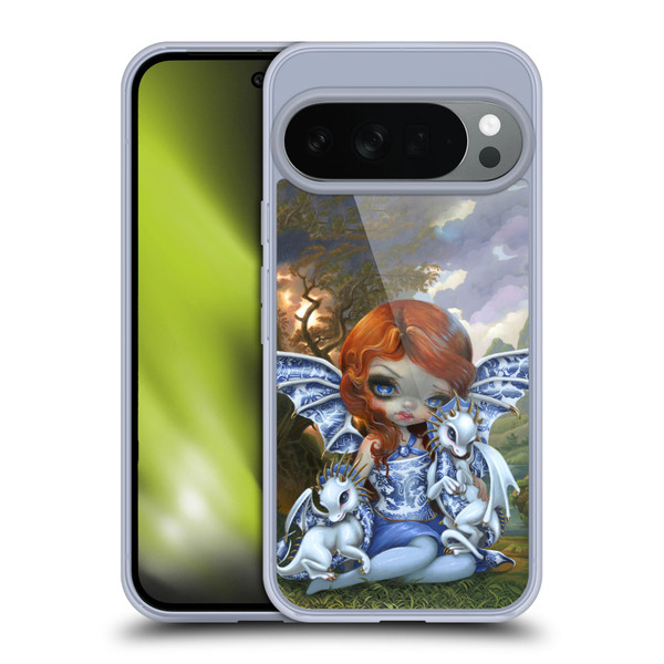 Strangeling Dragon Blue Willow Fairy Soft Gel Case for Google Pixel 10