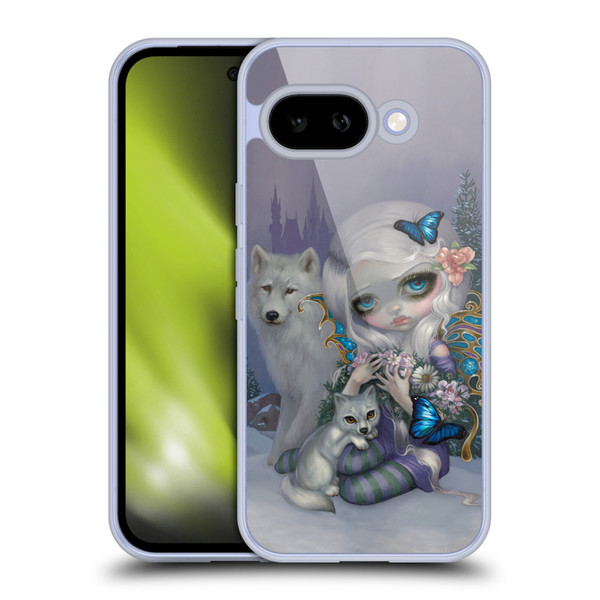 Strangeling Fairy Art Winter with Wolf Soft Gel Case for Google Pixel 9A