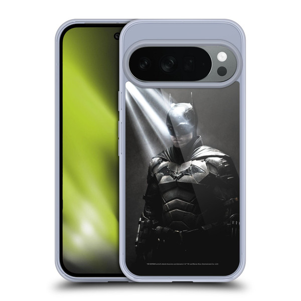 The Batman Neo-Noir Graphics Black And White Soft Gel Case for Google Pixel 10
