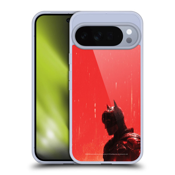 The Batman Neo-Noir Graphics Rain Soft Gel Case for Google Pixel 10 Pro XL