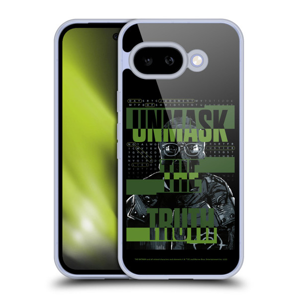 The Batman Neo-Noir Graphics Riddler Unmask The Truth Soft Gel Case for Google Pixel 9A