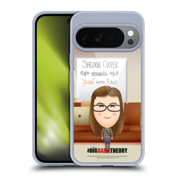 The Big Bang Theory Character Art Amy Soft Gel Case for Google Pixel 10