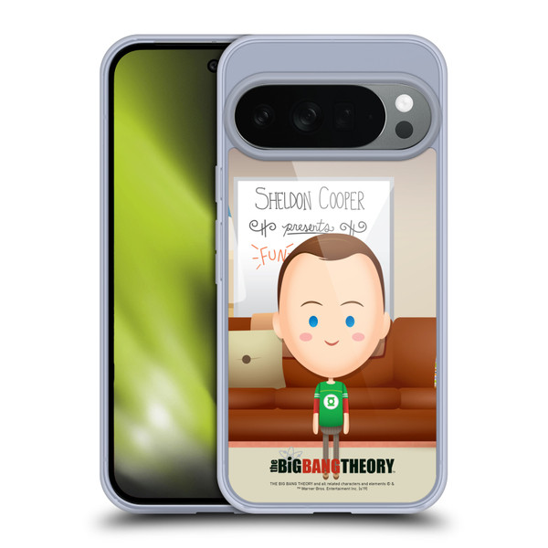 The Big Bang Theory Character Art Sheldon Soft Gel Case for Google Pixel 10