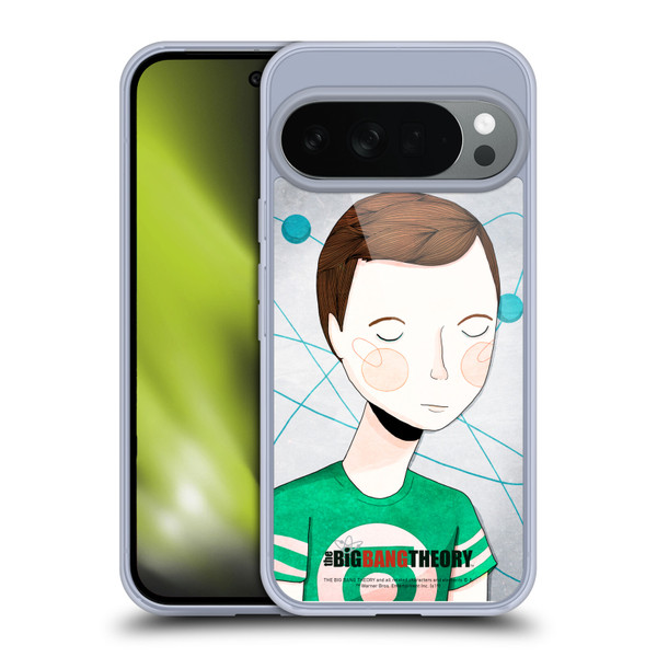 The Big Bang Theory Graphics Arts 2 Doodle Sheldon Soft Gel Case for Google Pixel 10