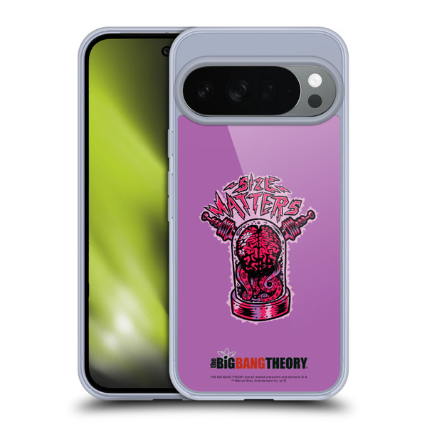 The Big Bang Theory Graphic Arts Size Matters Soft Gel Case for Google Pixel 10
