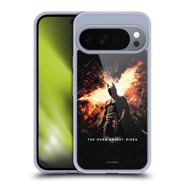 The Dark Knight Rises Key Art Batman Poster Soft Gel Case for Google Pixel 10
