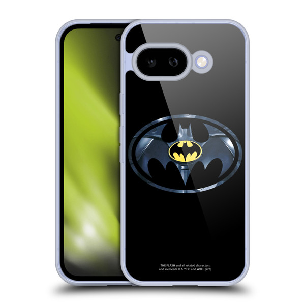 The Flash 2023 Graphics Black Batman Logo Soft Gel Case for Google Pixel 9A