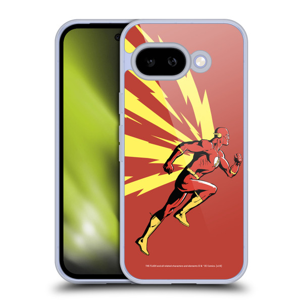 The Flash DC Comics Fast Fashion Running Soft Gel Case for Google Pixel 9A