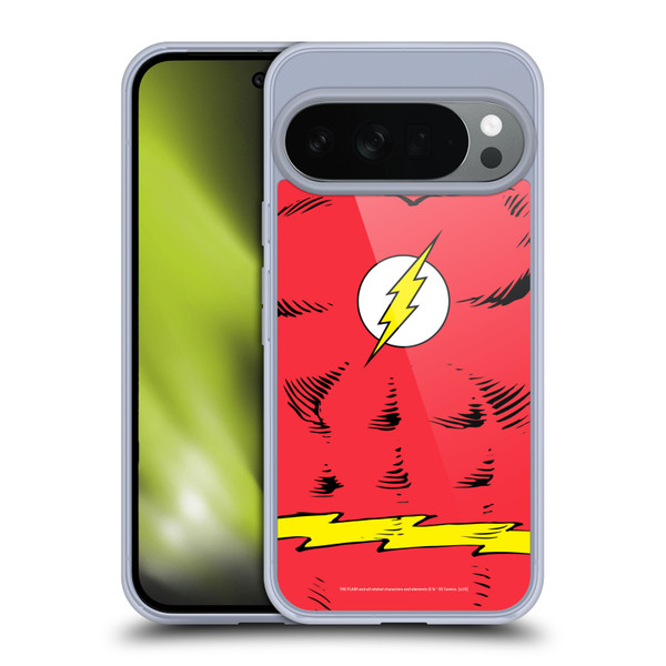 The Flash DC Comics Logo Costume Soft Gel Case for Google Pixel 10