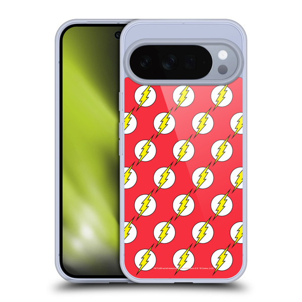 The Flash DC Comics Logo Pattern Soft Gel Case for Google Pixel 10 Pro XL