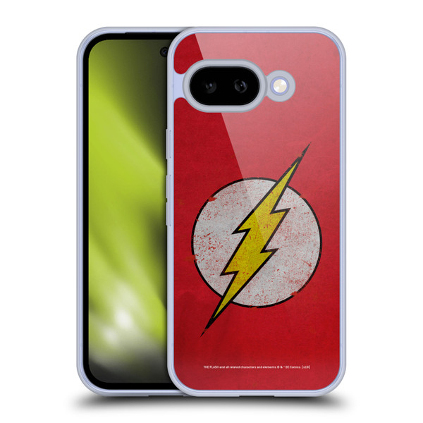 The Flash DC Comics Logo Distressed Look Soft Gel Case for Google Pixel 9A