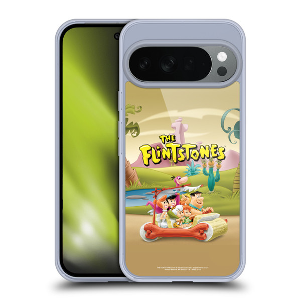The Flintstones Characters Stone Car Soft Gel Case for Google Pixel 10