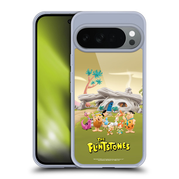 The Flintstones Characters Stone House Soft Gel Case for Google Pixel 10