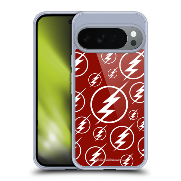 The Flash TV Series Logos Pattern Soft Gel Case for Google Pixel 10