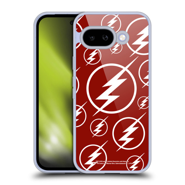The Flash TV Series Logos Pattern Soft Gel Case for Google Pixel 9A