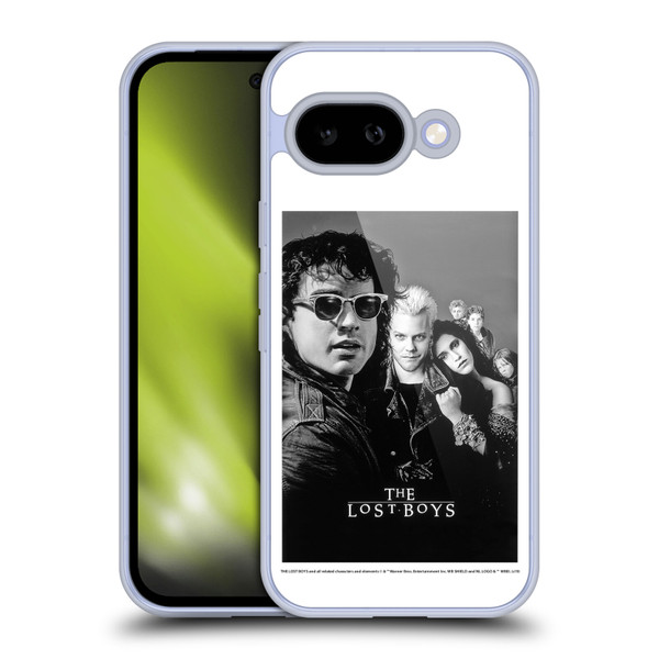 The Lost Boys Characters Poster Black And White Soft Gel Case for Google Pixel 9A