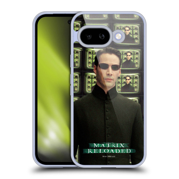 The Matrix Reloaded Key Art Neo 2 Soft Gel Case for Google Pixel 9A