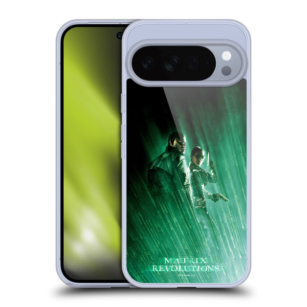 The Matrix Revolutions Key Art Morpheus Trinity Soft Gel Case for Google Pixel 10 Pro XL