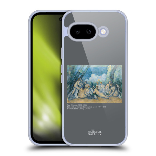 The National Gallery People Cezanne Bathers Soft Gel Case for Google Pixel 9A